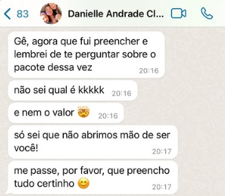 Depoimento de cliente sobre ensaio da Georgia Maria Brasil